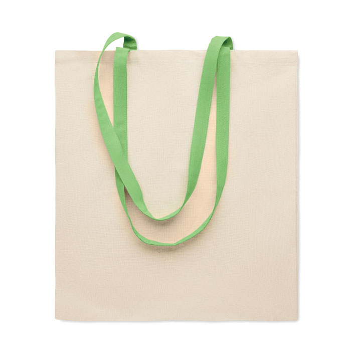 ZEVRA - Katoenen tas, 140 gr/m² - voor bedrijven en relatiegeschenken - Limoen