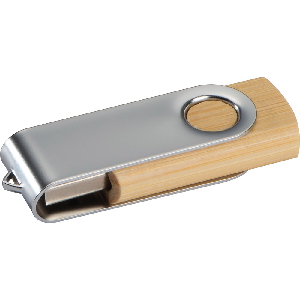 USB-stick Twist van hout, middel, 8GB8GB