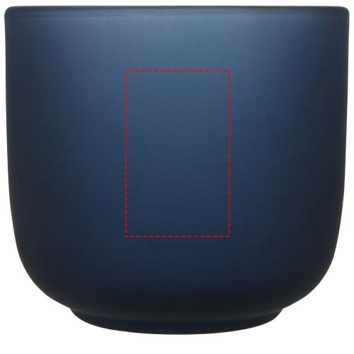 Male houten serveerblad en glazen bekerset - matte afwerking