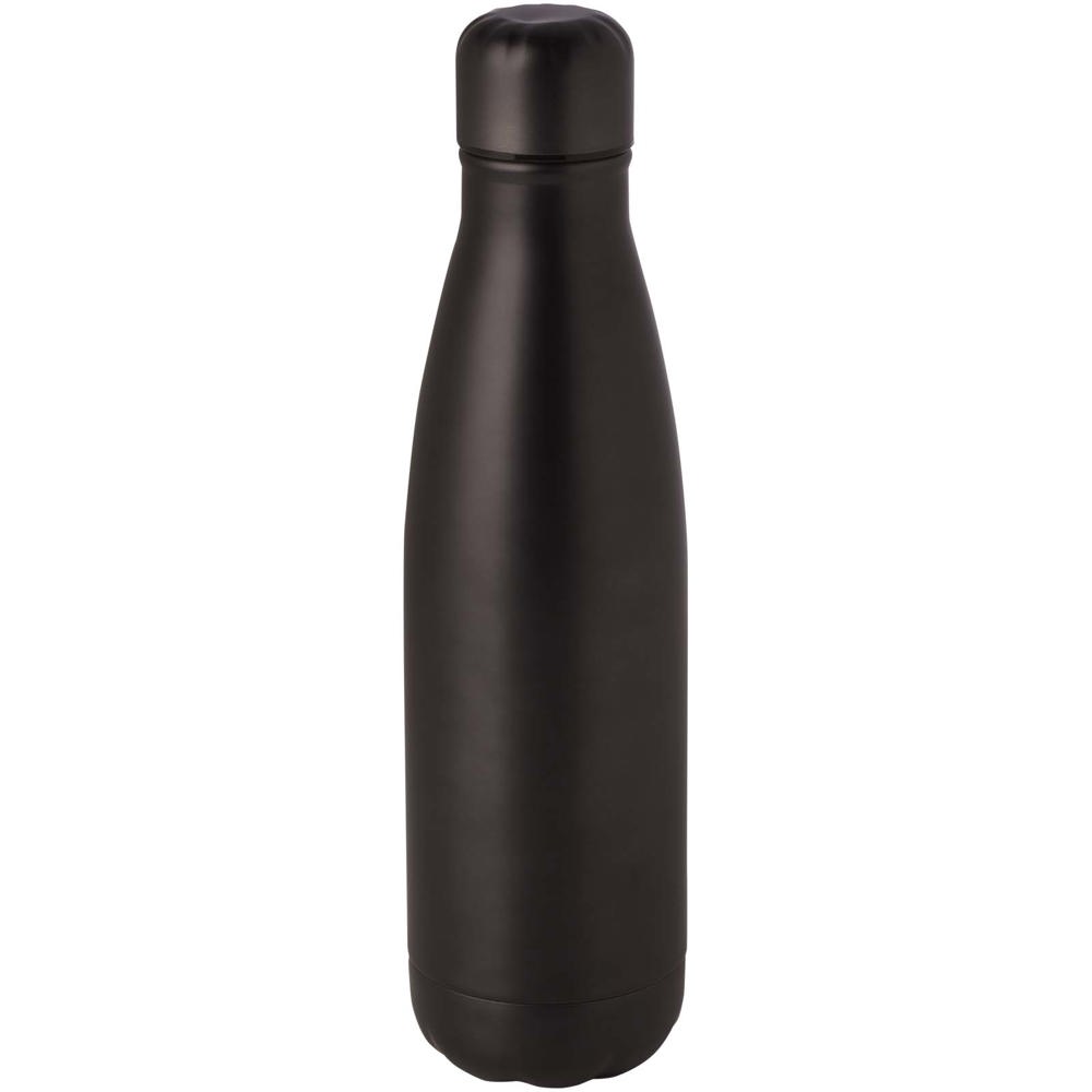 Cove 500 ml vacuüm geïsoleerde fles van RCS-gecertificeerd gerecycled roestvrij staal - met logo of onbedrukt - titanium