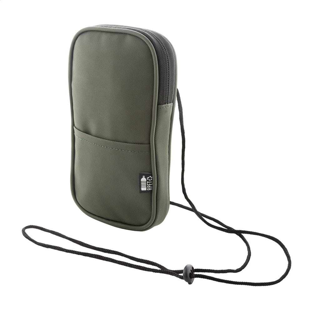 FestiFon - RPET crossbody mobiele tas - voor bedrijven en relatiegeschenken - Groen