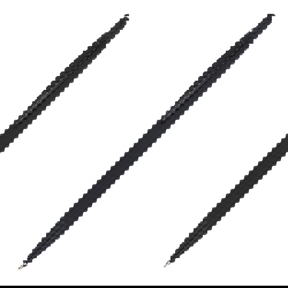 Balpen Alaska soufttouch met stylus R-AL - kopen of bedrukken - Zwart