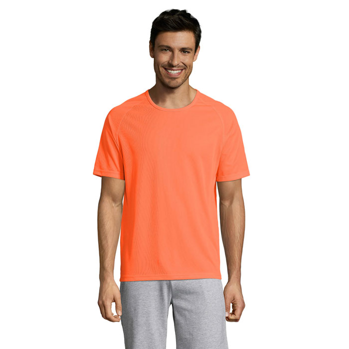 SPORTY - SPORTY HEREN T-Shirt - kopen of bedrukken - Neon Oranje