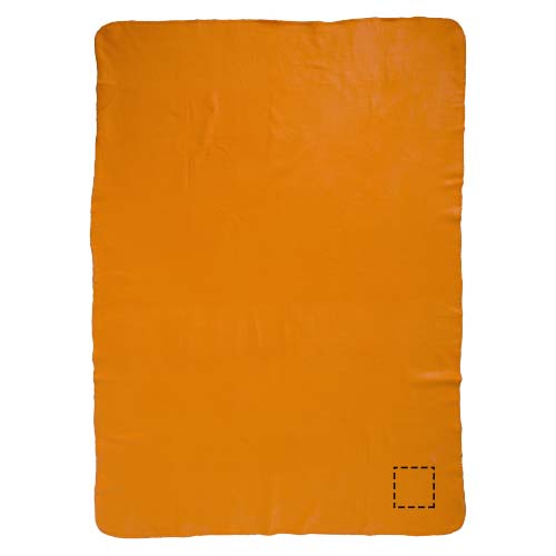 Huggy fleecedeken met hoes 150x120 cm