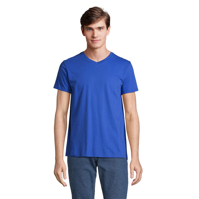REGENT V - REGENT V V-NECK T-SHIRT - kopen of bedrukken - Koningsblauw