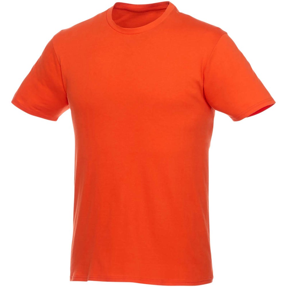 Heros heren t-shirt met korte mouwen - met logo of onbedrukt bestellen - oranje