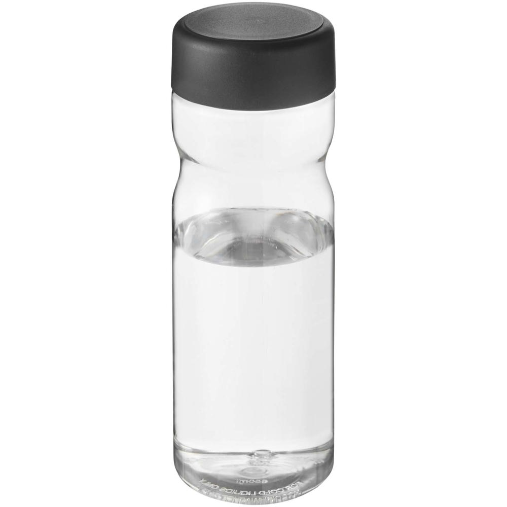 H2O Active® Eco Base 650 ml sportfles - met logo of onbedrukt bestellen - Transparent, Zwart