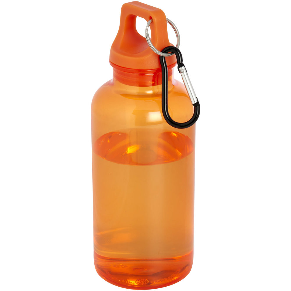Oregon 400 ml waterfles van RCS-gecertificeerd gerecycled plastic met karabijnhaak - kopen of bedrukken - Oranje