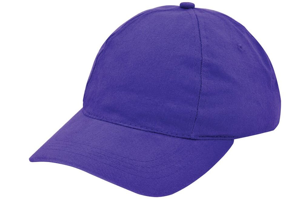 Brushed promo cap - met logo of onbedrukt bestellen - Paars (PMS 268c) / Paars
