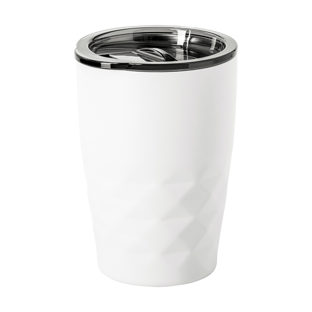 Cupper - koper geïsoleerde thermobeker - voor bedrijven en relatiegeschenken - Wit