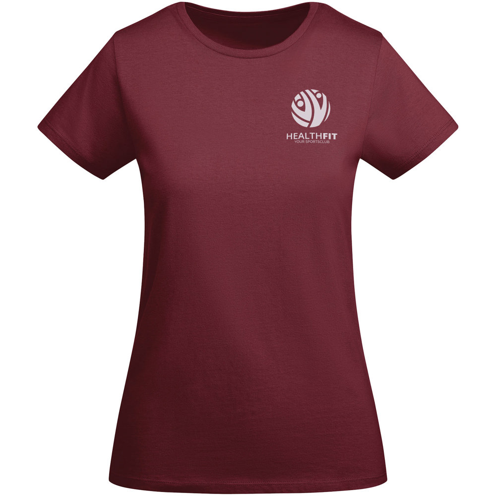 Breda biologisch katoenen dames T-shirt met korte mouwen