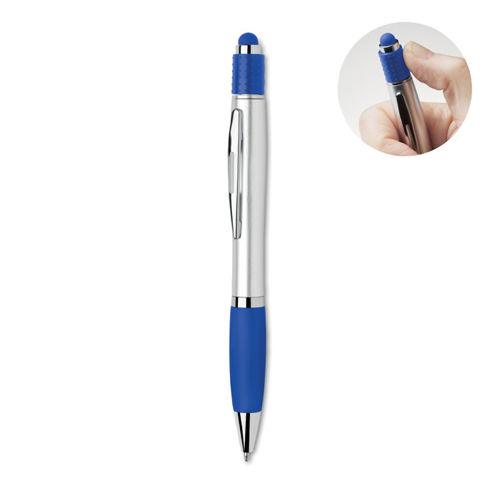 STY - Stylus spinner pen - met logo of onbedrukt bestellen - Royal Blauw