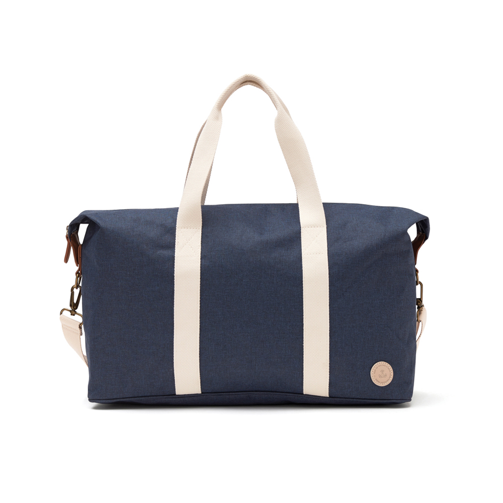 VINGA Sortino weekendtas - met logo of onbedrukt bestellen - blauw (± PMS 19-4118)