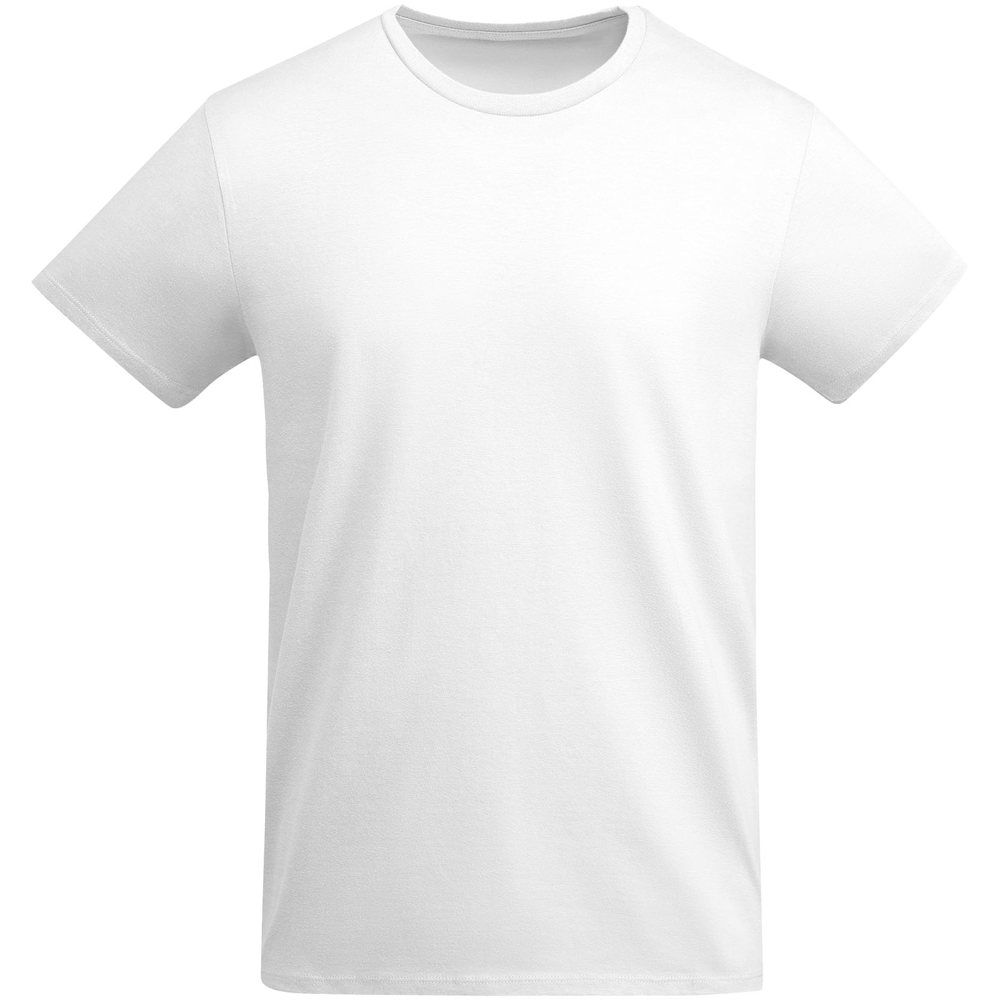 Breda biologisch katoenen herenshirt met korte mouwen - voor bedrijven en relatiegeschenken - Wit