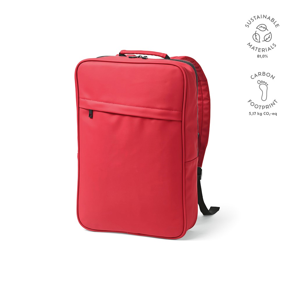 Amsterdam Rugzak 16L Gerecycled PU - kopen of bedrukken - Bourgondië