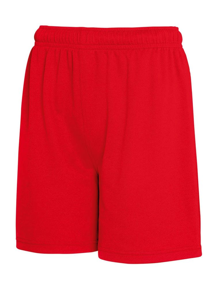 SP Dribbling kids sportbroek, 140 gr/m² - met logo of onbedrukt bestellen - Rood (PMS 186c)