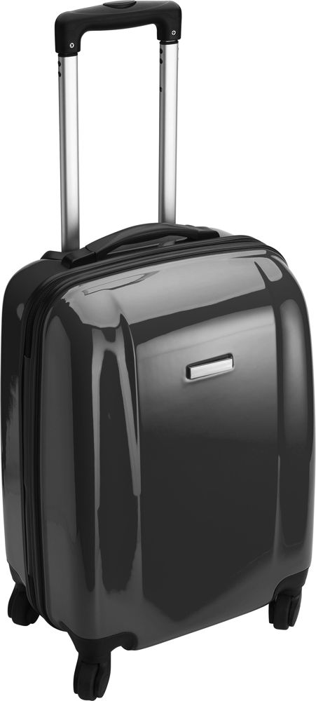 PC en ABS trolley Verona - met logo of onbedrukt bestellen - Zwart