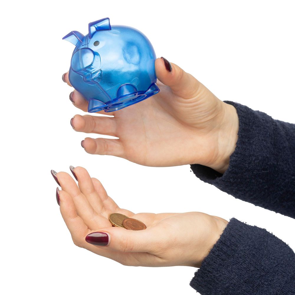 Recycled PS-kunststof spaarvarken Vivi