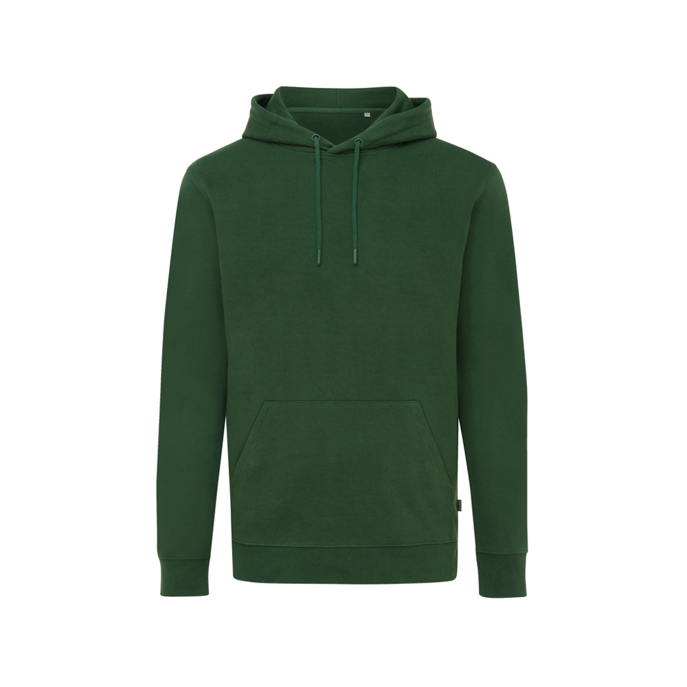 IQONIQ Jasper gerecycled katoen hoodie - kopen of bedrukken - forest green (± PMS 19-5920TCX)