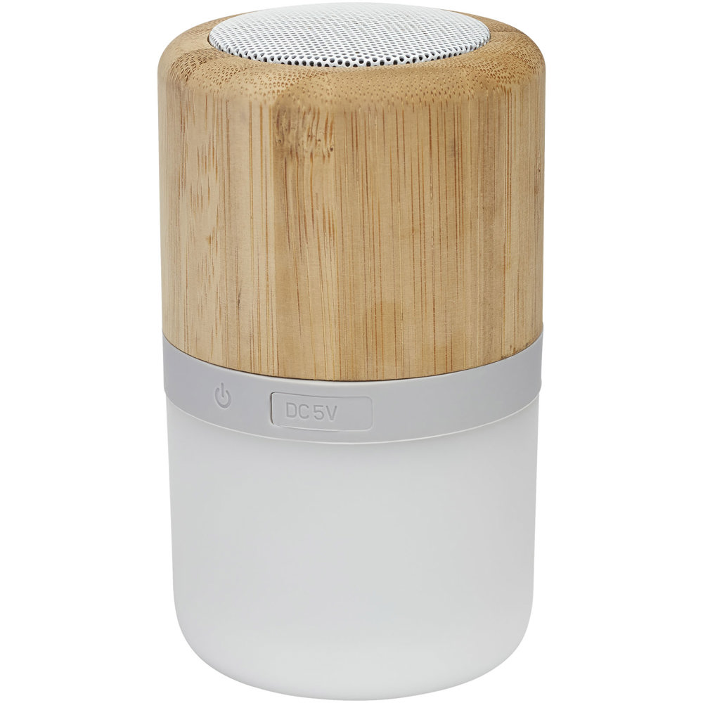 Aurea bamboe Bluetooth®-speaker met licht - kopen of bedrukken