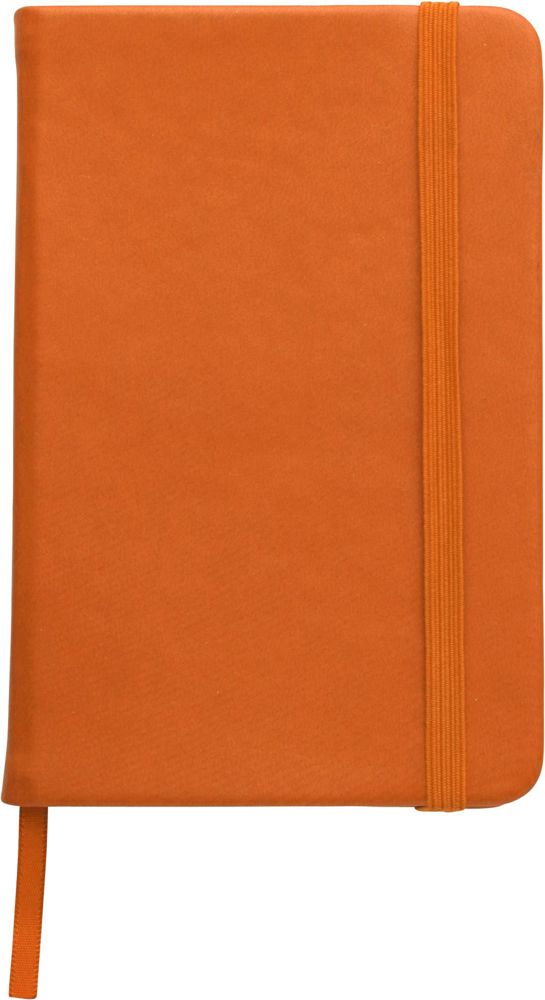 PU notitieboek Brigitta - voor bedrijven en relatiegeschenken - Oranje