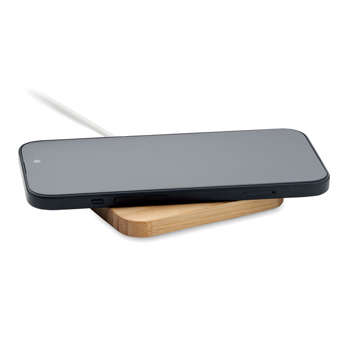 CHARGOO - 15W draadloze oplader in bamboe