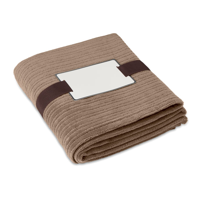 CAP CODE - Fleece deken 240 g/m2 - bedrukt of onbedrukt verkrijgbaar - khaki
