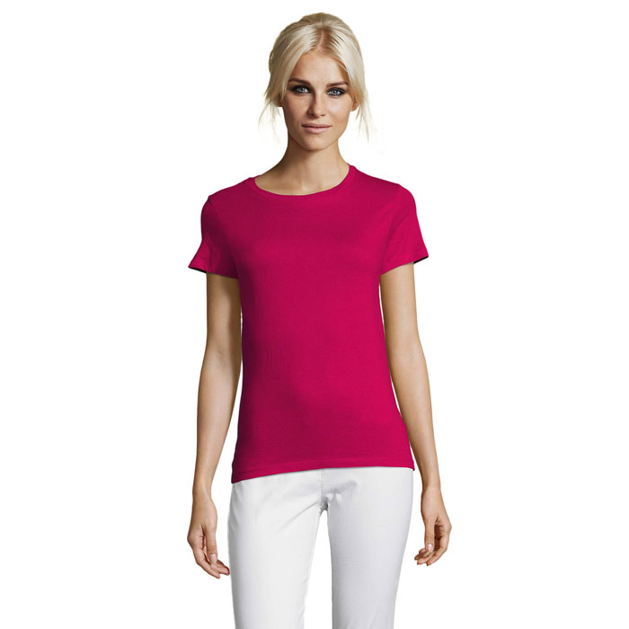 REGENT WOMEN - REGENT dames t-shirt 150g - bedrukt of onbedrukt verkrijgbaar - fuchsia