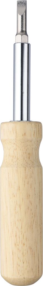 Rubberhout schroevendraaierset Leni