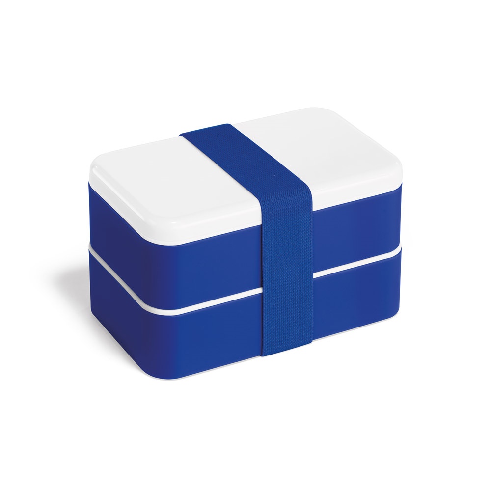 BOCUSE. Lunchdoos. 680 mL PP en PS lunchbox - bedrukt of onbedrukt verkrijgbaar - Blauw
