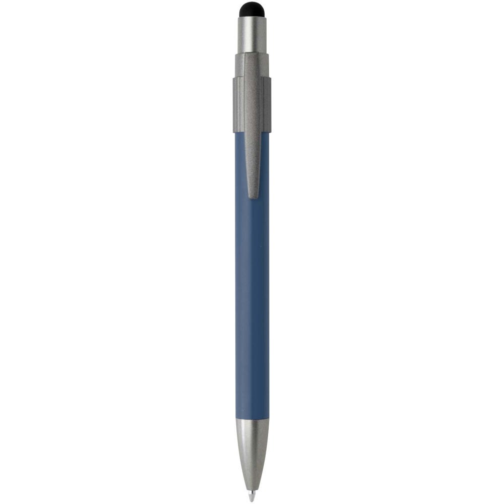 Rill RCS gerecycleerde balpen met stylus en fidget spinner (blauwe inkt) - kopen of bedrukken - Oceaanblauw
