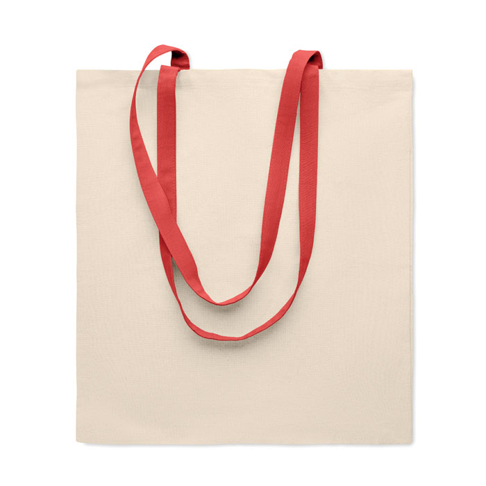 ZEVRA - Katoenen tas, 140 gr/m² - voor bedrijven en relatiegeschenken - rood