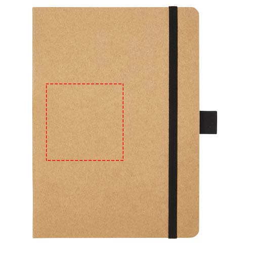 Berk notitieboek van gerecycled papier