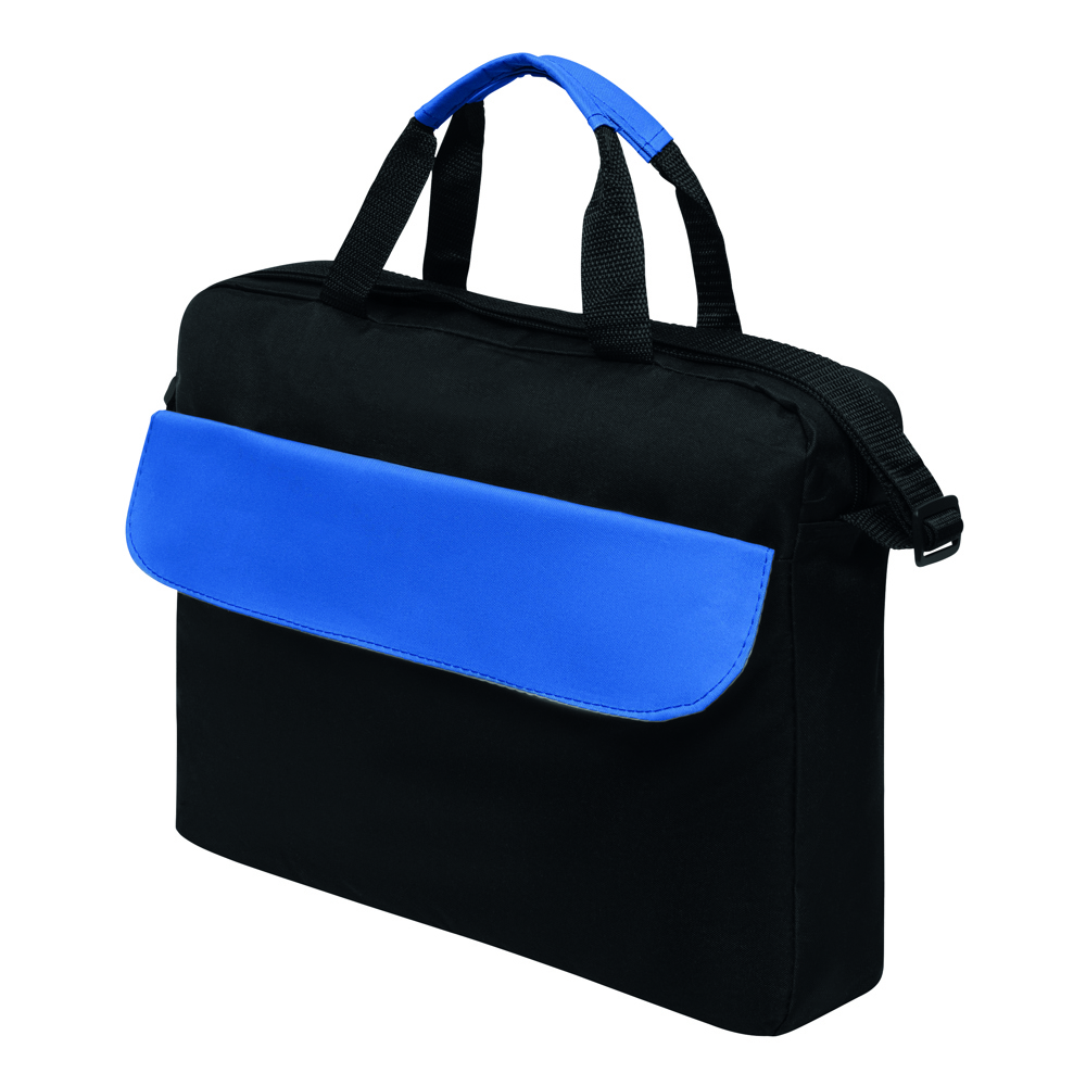 BRISTOL - Documententas - met logo of onbedrukt bestellen - Blauw, Zwart
