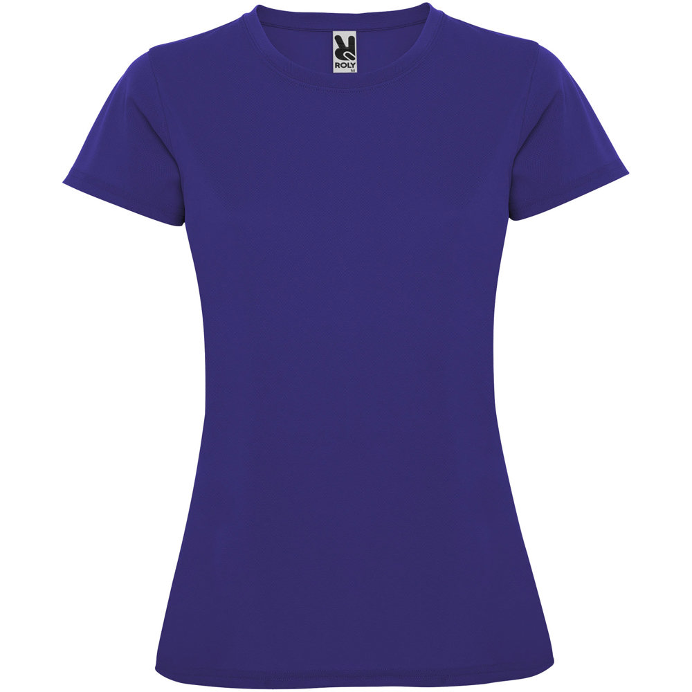 Montecarlo sportshirt met korte mouwen voor dames - bedrukt of onbedrukt verkrijgbaar - Mauve