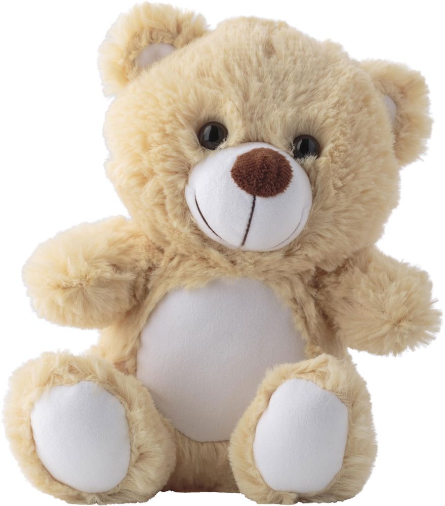 rPET Knuffel beer Samuel - kopen of bedrukken - bruin