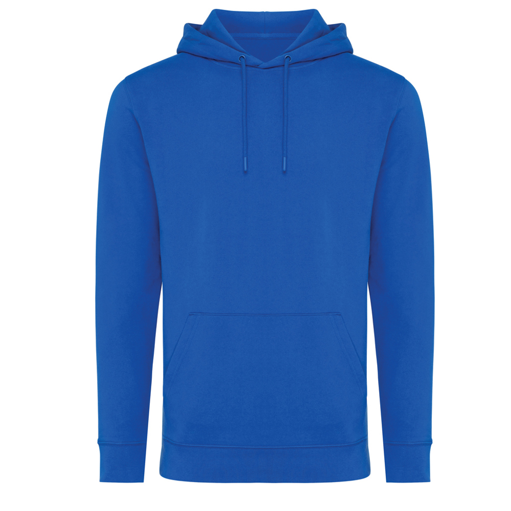 IQONIQ Jasper gerecycled katoen hoodie - kopen of bedrukken - royal blue (± PMS 19-4050 TCX)