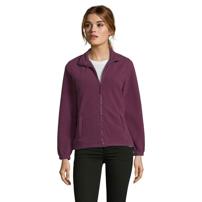 NORTH WOMEN - NORTH WOMEN Fleece 300g - bedrukt of onbedrukt verkrijgbaar - Burgundy