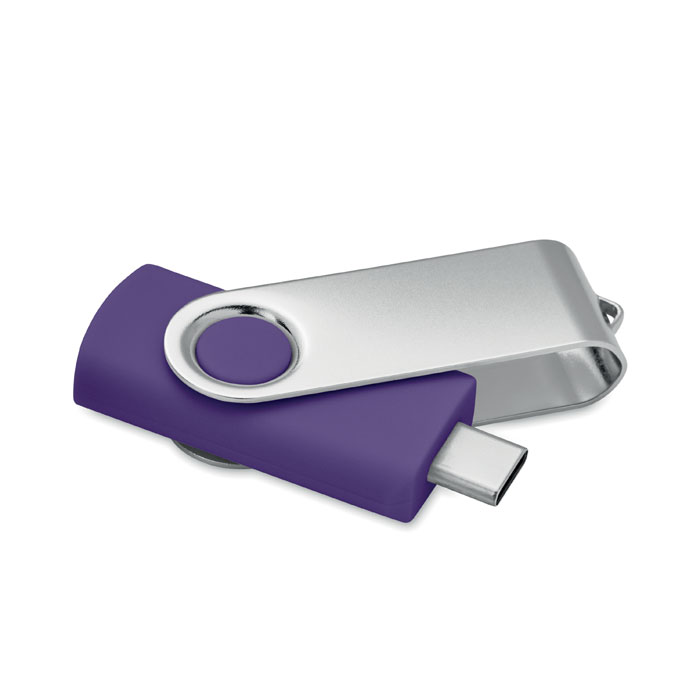 COLODRI - 16GB USB flash 3.0 type-C MO1401 - bedrukt of onbedrukt verkrijgbaar - Violet