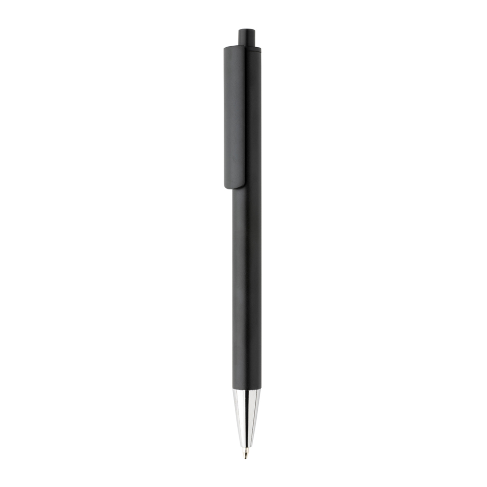 Amisk RCS-gecertificeerde pen van gerecycled aluminium - voor bedrijven en relatiegeschenken - zwart (± PMS Black)