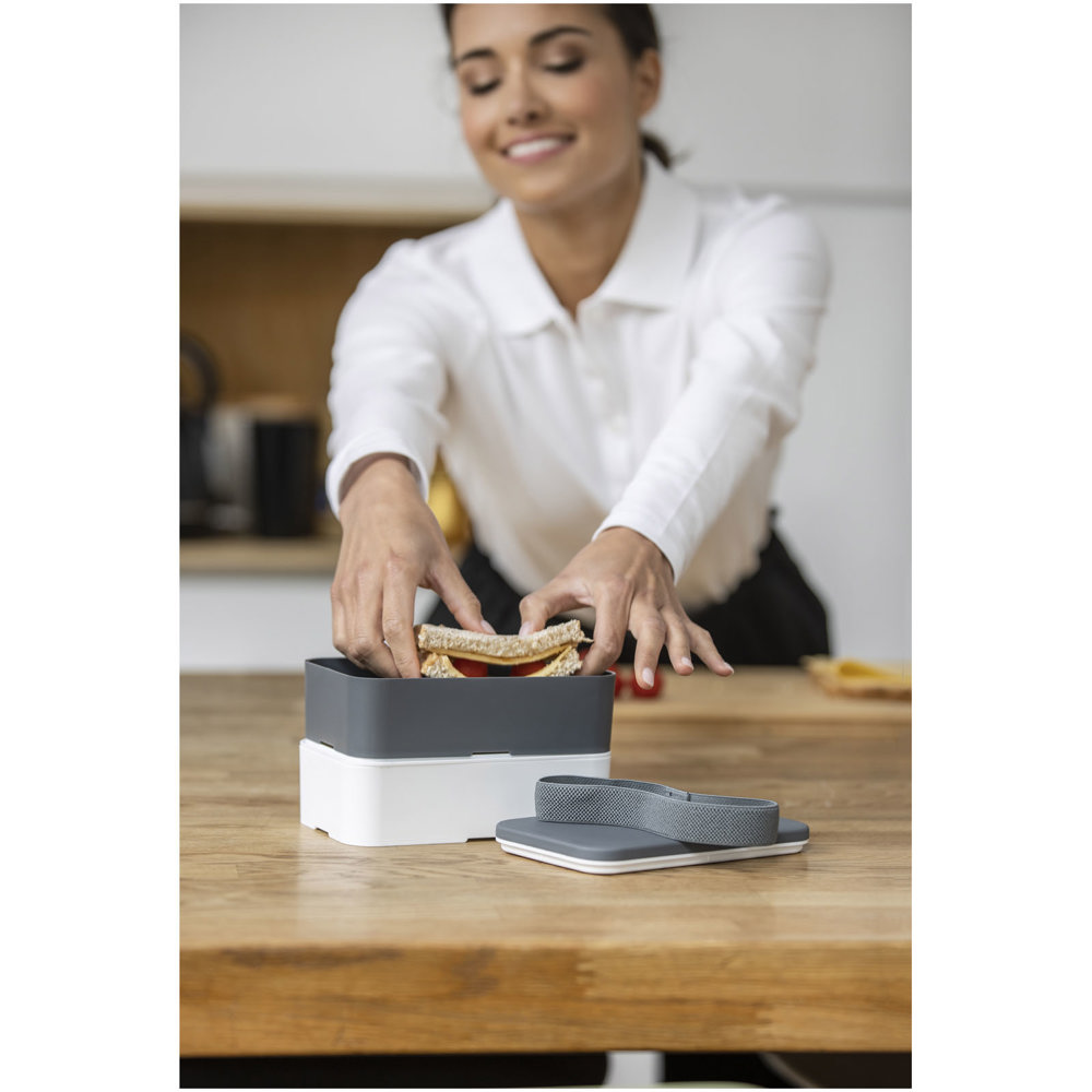 MIYO 700+700 ml dubbellaagse lunchbox