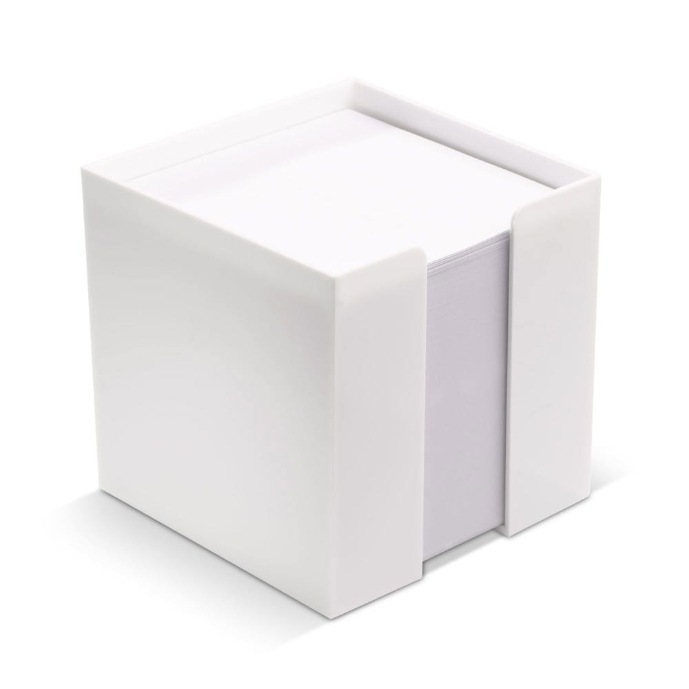 Kubushouder wit papier 10x10x10cm - met logo of onbedrukt bestellen - Wit