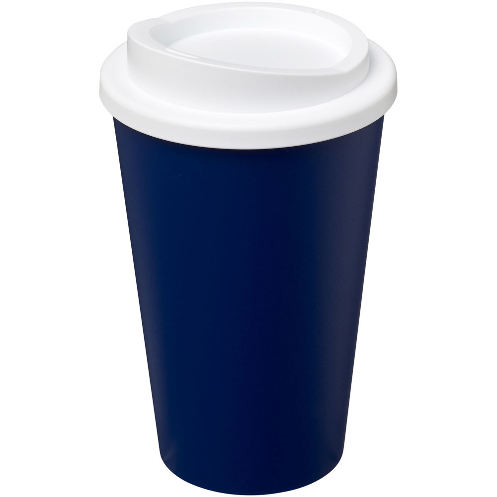 Americano® geïsoleerde beker van 350 ml - kopen of bedrukken - Wit, Blauw