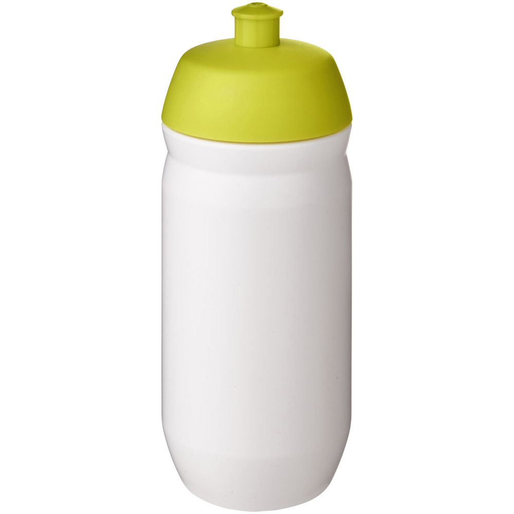 HydroFlex™ knijp knijpfles van 500 ml - voor bedrijven en relatiegeschenken - Lime, Wit