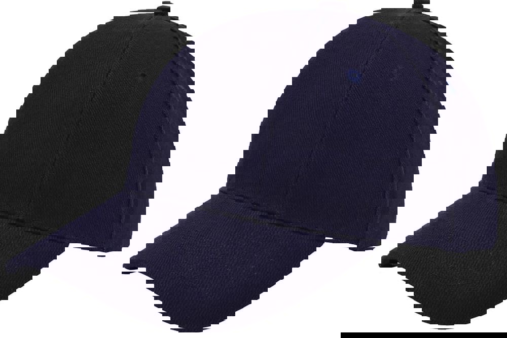 Turned brushed cap - met logo of onbedrukt bestellen - Navy (PMS 533c) / Navy