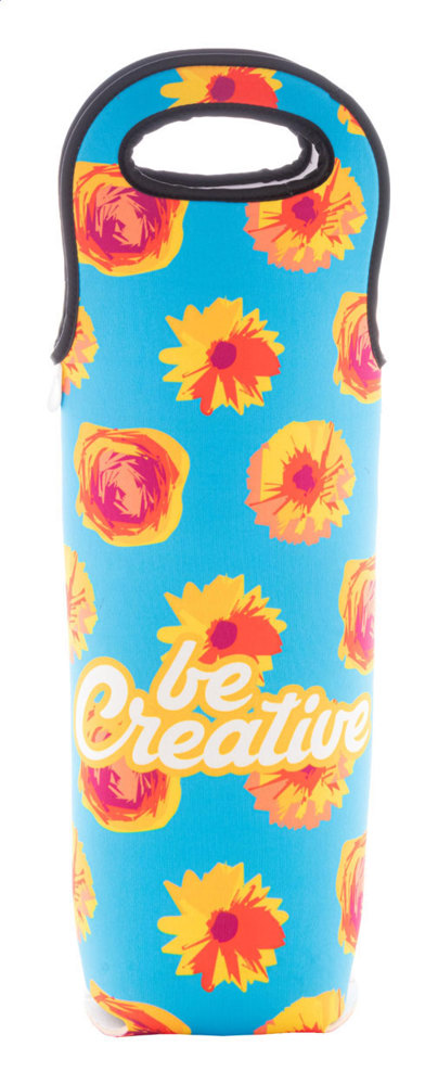 VinoBag - custom made RPET-wijntas - bedrukt of onbedrukt verkrijgbaar - zwart/wit