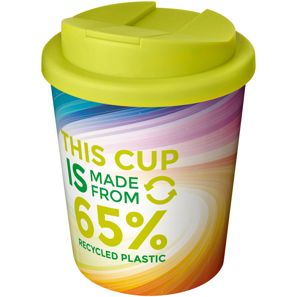 Brite-Americano® Espresso Eco 250 ml morsvrije geïsoleerde beker - voor bedrijven en relatiegeschenken - lime