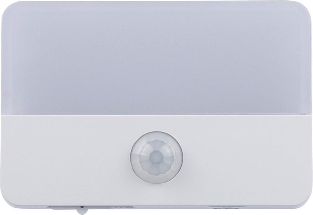 Recycled ABS oplaadbaar sensorlicht Ari - voor bedrijven en relatiegeschenken - Wit