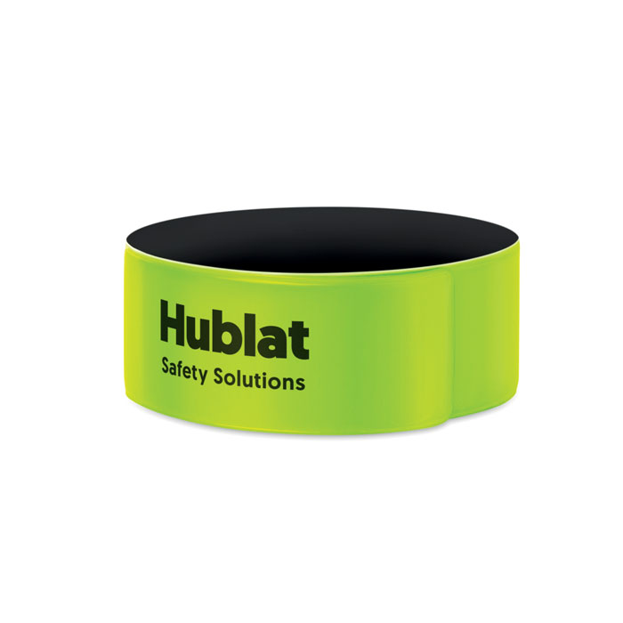 ENROLLO + - Reflecterende armband 32x3cm - bedrukt of onbedrukt verkrijgbaar