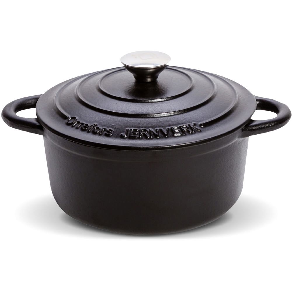 Orrefors Jernverk grote geëmailleerde braadpan 5L - voor bedrijven en relatiegeschenken - Zwart